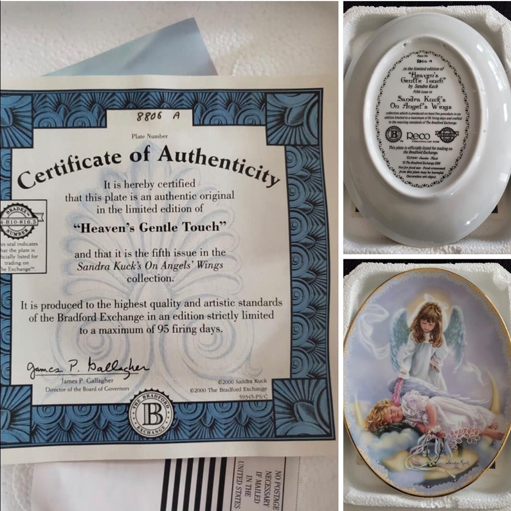 7 Bradford Exchange Collector Plates